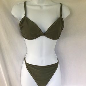 Old Navy Olive Green Bikini
